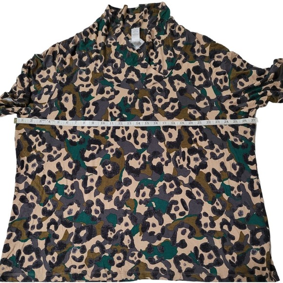 Gillian Grey Plus Size 3X Camouflage Print Tunic Skirt Set See Description - Picture 6 of 10